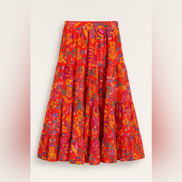RACHEL Rachel Roy Dresses & Skirts - Rachel Roy Floral Maxi Tiered Shift Skirt Size M